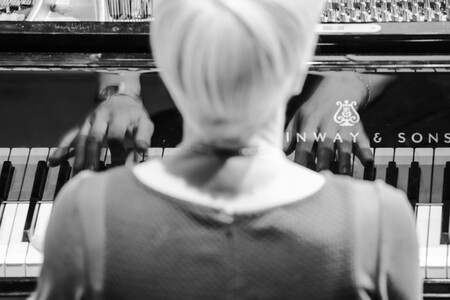 Portrait einer Pianistin